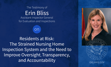 Assistant IG for Evaluation and Inspections Erin Bliss Testifies Before the Committee on Aging