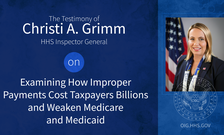 Inspector General Christi A. Grimm Testifies Before the Subcommittee on Oversight and Investigations