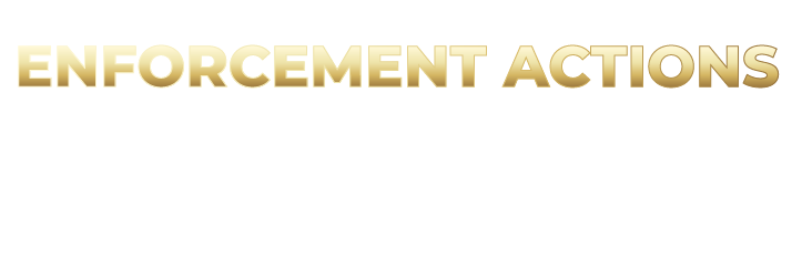 View enforcement actions
