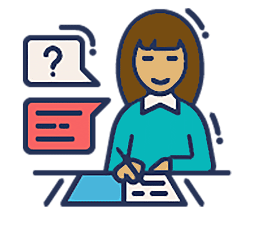 Graphic of woman designing her compliance program