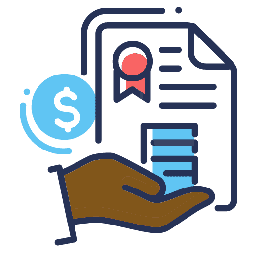 Graphic of hand presenting a plan