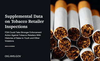 State and Annual Data on Tobacco Retailer Inspections Story Map