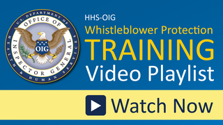 Whistleblower Protection Playlist on YouTube